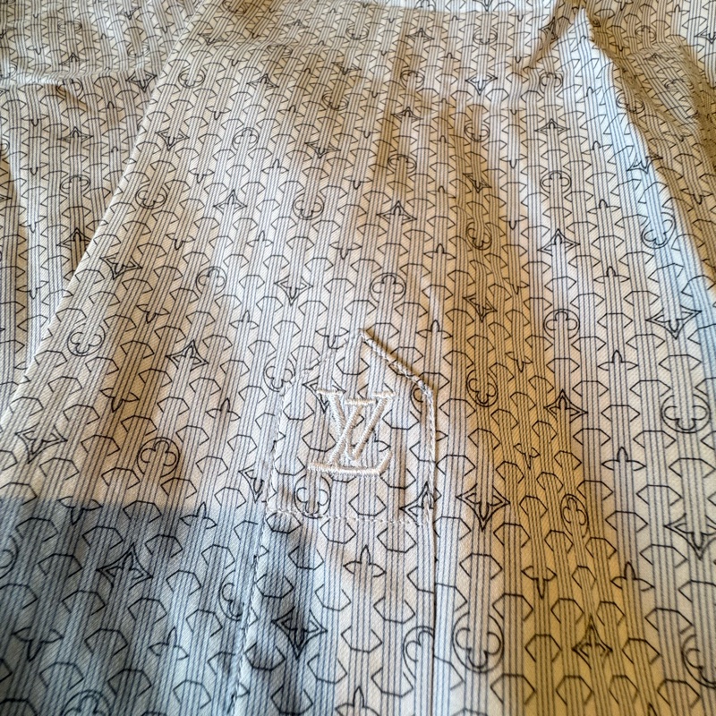 LV Louis Vuitton 長袖 Monogram 襯衫-4