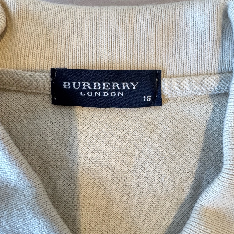 Burberry 短袖米色Polo衫-1