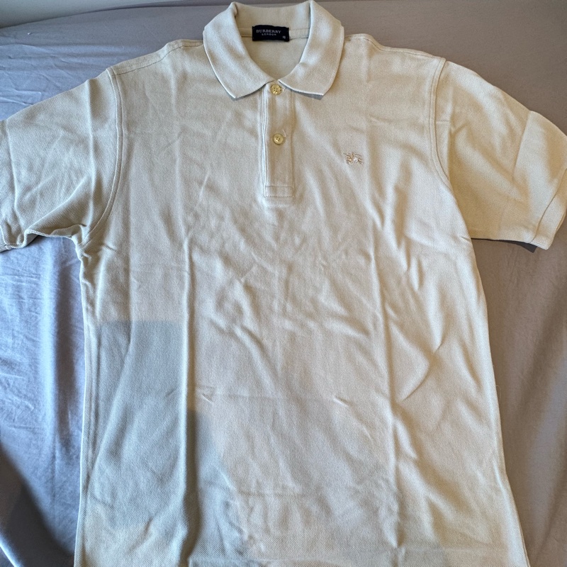 Burberry 短袖米色Polo衫-6