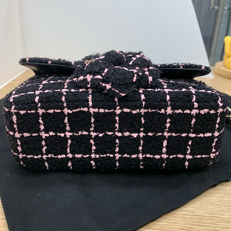 Chanel 23K Classic Flap tweed-2