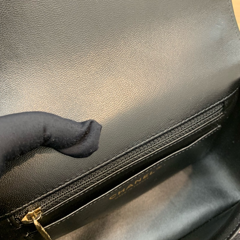 Chanel 23K Classic Flap tweed-4