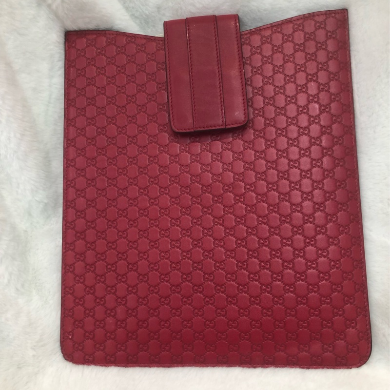 Gucci Microguccissima Red I Pad Case IA642-2