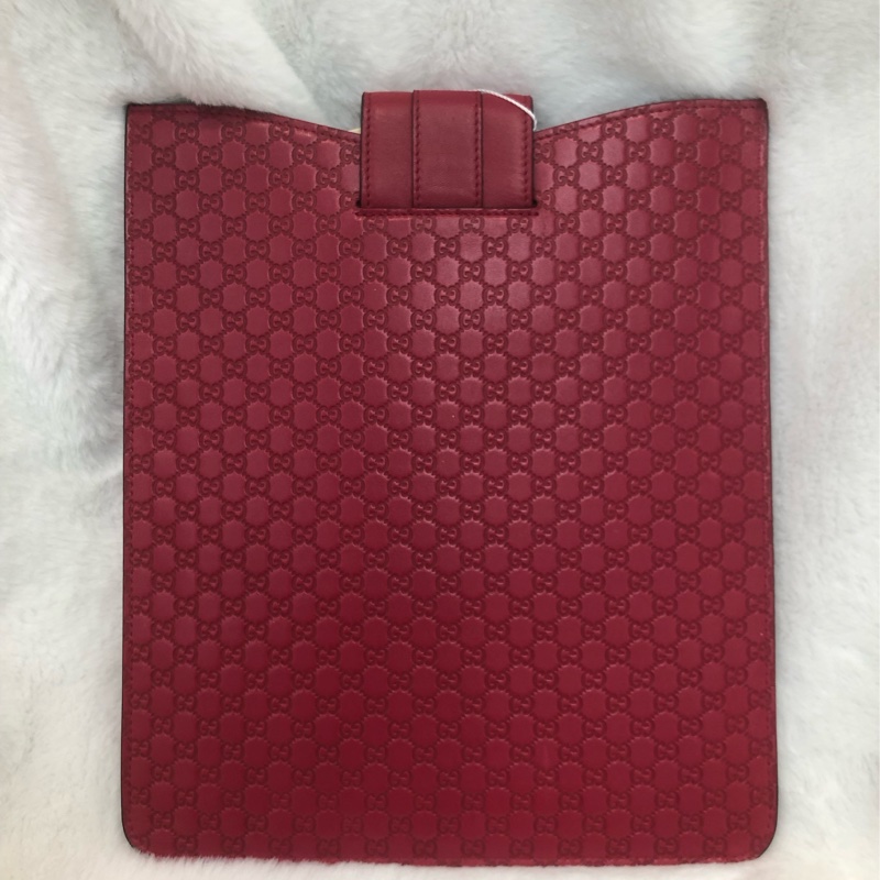 Gucci Microguccissima Red I Pad Case IA642-4