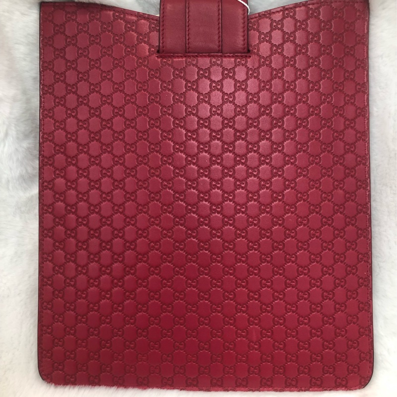 Gucci Microguccissima Red I Pad Case IA642-5