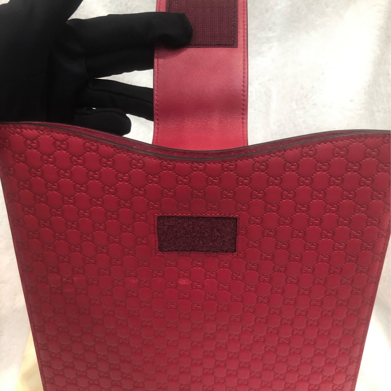Gucci Microguccissima Red I Pad Case IA642-7