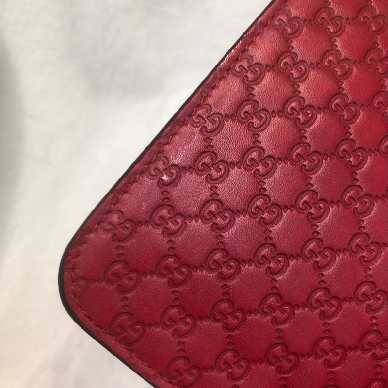 Gucci Microguccissima Red I Pad Case IA642-15