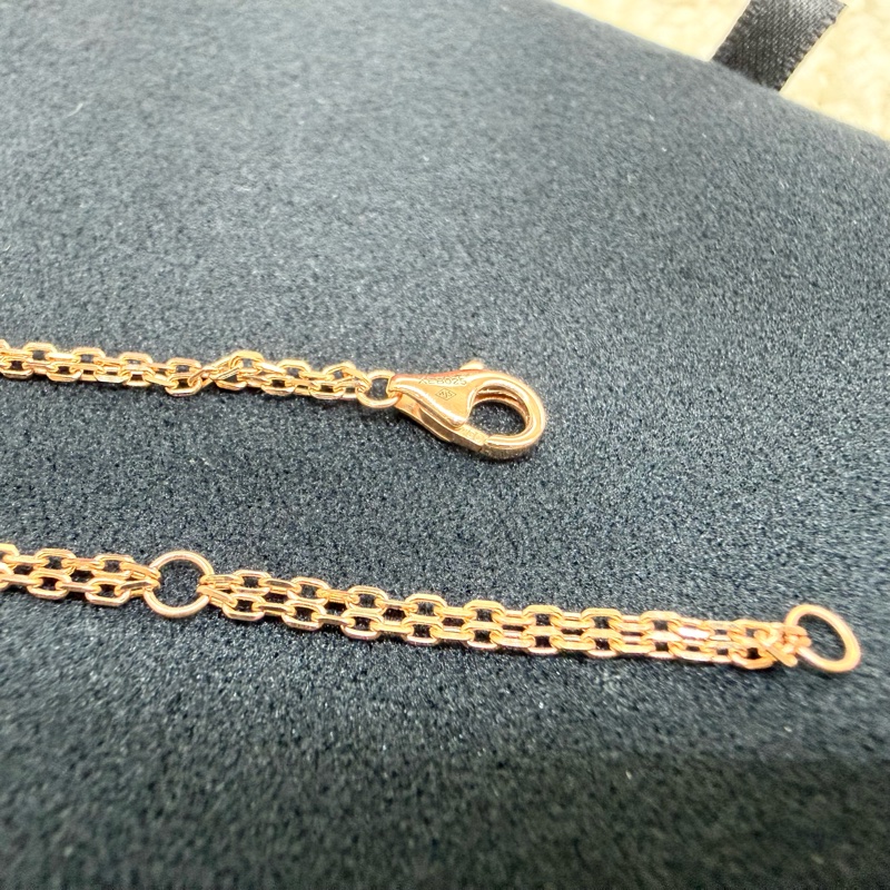 Cartier 卡地亞✨細節控必備 玫瑰金LOVE吊墜2顆鑽項鍊B7224509-9