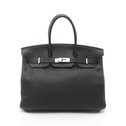 愛馬仕 Birkin 35 手提包，Togo 皮革，黑色，二手女款