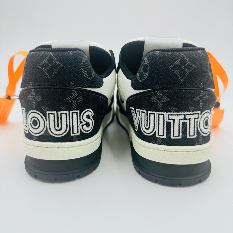 Louis Vuitton路易威登 黑白牛仔魔術貼 6.5碼 40.5碼 🈶其它碼-3