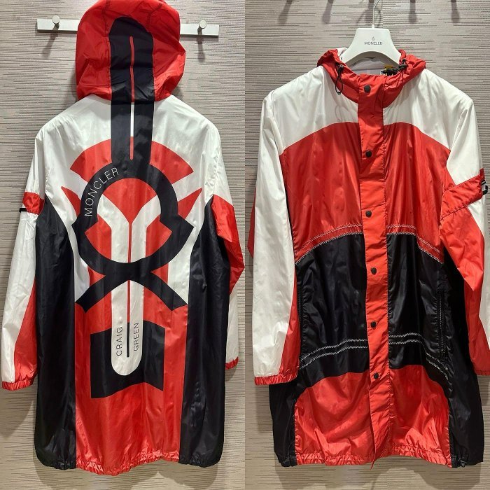 💎Han's house精品服飾💎moncler Aneides 聯名 防水 機能 尼龍 風衣 連帽 外套 現貨3 原價77000-0