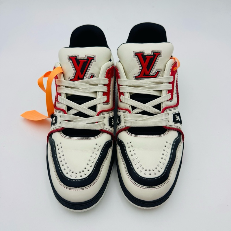 Louis Vuitton 路易威登 黑紅鉚釘 7碼 41碼-1