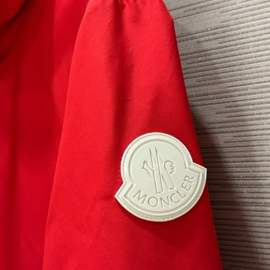 💎Han's house精品服飾💎moncler 防水 尼龍 風衣 連帽 外套 紅-4