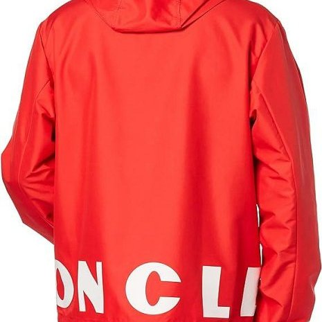 💎Han's house精品服飾💎moncler 防水 尼龍 風衣 連帽 外套 紅-7