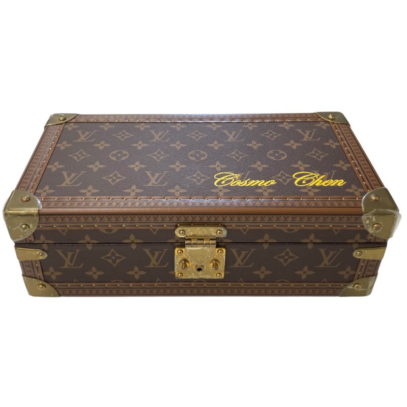 LOUIS VUITTON 路易威登 M47641 COFFRET 8 MONTRES 腕錶箱 棕色 PVC帆布 金釦-1