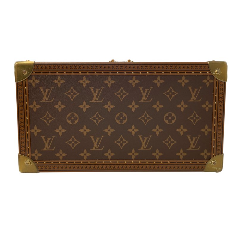 LOUIS VUITTON 路易威登 M47641 COFFRET 8 MONTRES 腕錶箱 棕色 PVC帆布 金釦-4