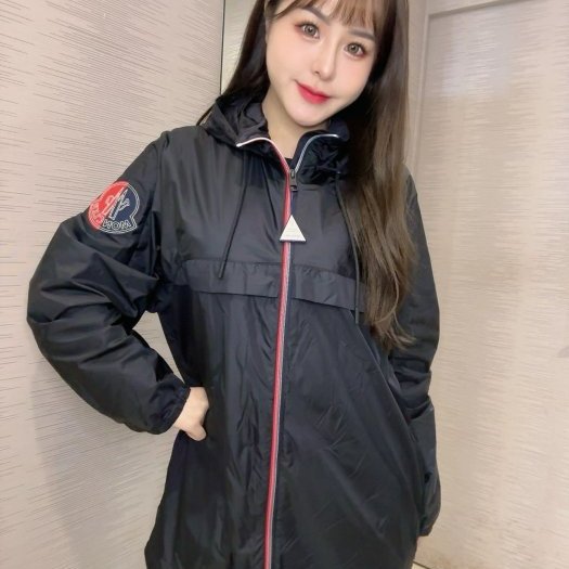 💎Han's house精品服飾💎moncler 聯名 1952 Octavo 防水 風衣 連帽 可藏 中長版 外套 現貨4-0