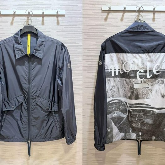 💎Han's house精品服飾💎moncler 聯名 Mercedes-Benz 賓士 尼龍 防水 風衣 現貨 S  原價41500-0