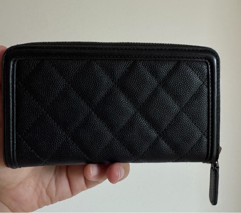 全新全配 Chanel Vanity雙C拉鏈中夾-1