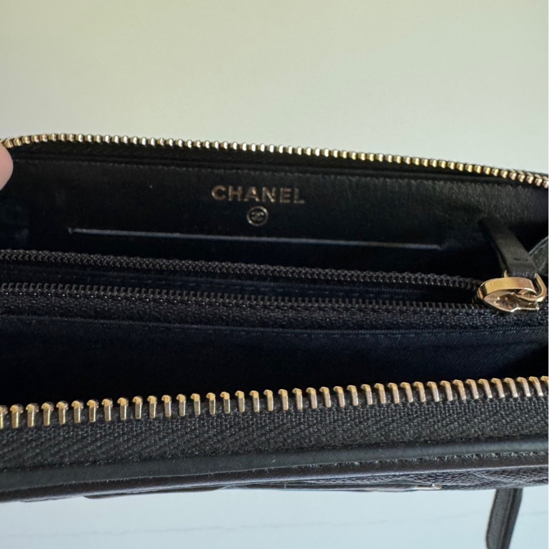 全新全配 Chanel Vanity雙C拉鏈中夾-3