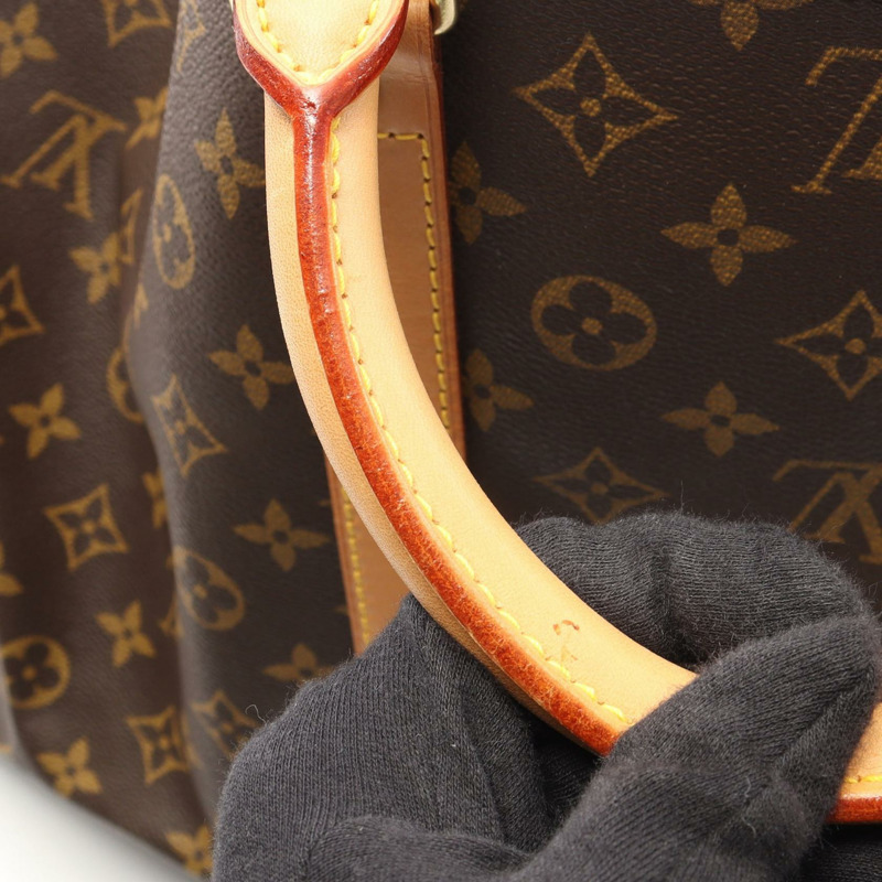 路易威登 Keepall 60 旅行手提包 M41422 Monogram 皮革 棕色 二手-9