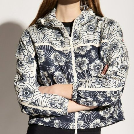 💎Han's house精品服飾💎moncler Keragan 花卉 尼龍 風衣 連帽 外套 現貨2 原價36100-0