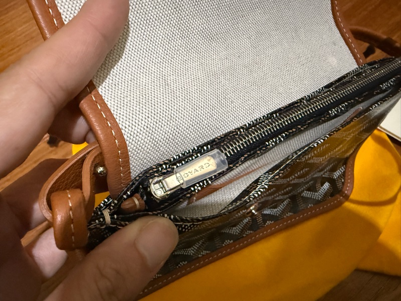 Goyard 黑棕 信封包 肩背包-1