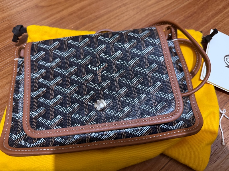 Goyard 黑棕 信封包 肩背包-3