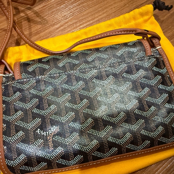 Goyard 黑棕 信封包 肩背包-9