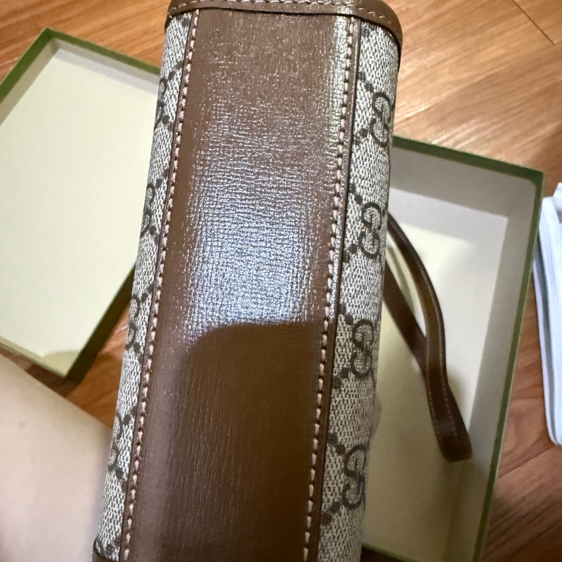 Gucci 古馳經典老花兩用琴譜包/手提/斜背-3