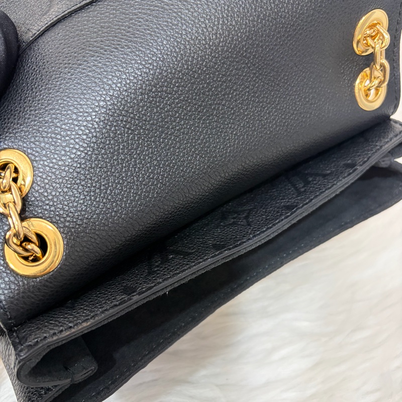 LV M44550 黑皮 壓紋 金釦 Vavin BB 肩背包 斜背包-32