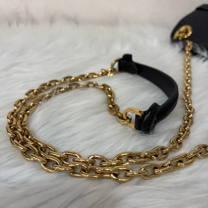LV M44550 黑皮 壓紋 金釦 Vavin BB 肩背包 斜背包-45