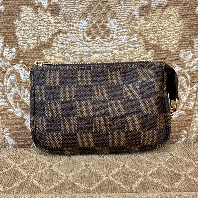 LV 咖格金釦Mini麻將包N58009-1