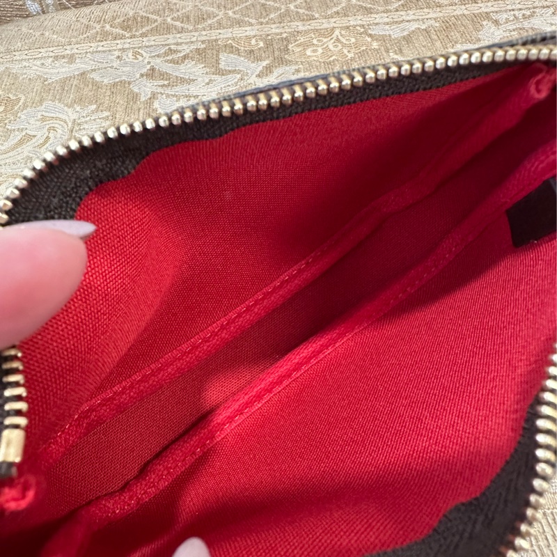 LV 咖格金釦Mini麻將包N58009-5