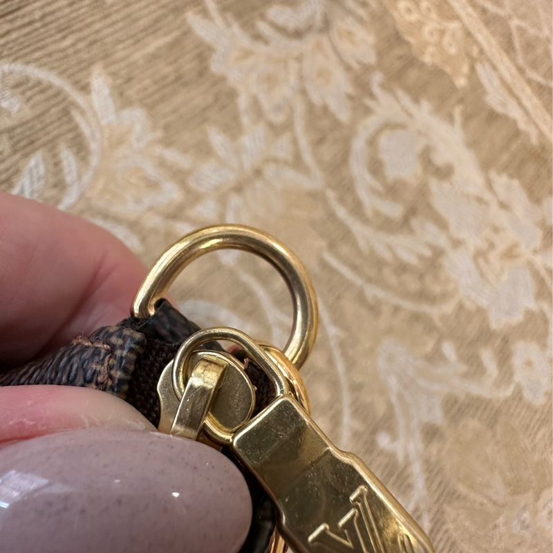 LV 咖格金釦Mini麻將包N58009-10