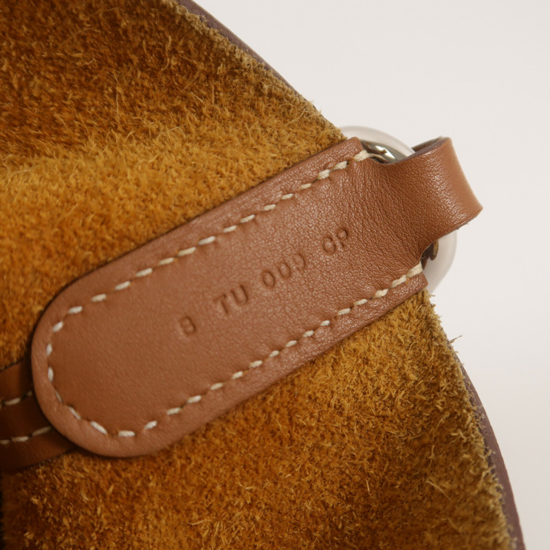 HERMES Clemence皮革In The Loop 18手挽袋Gold-6