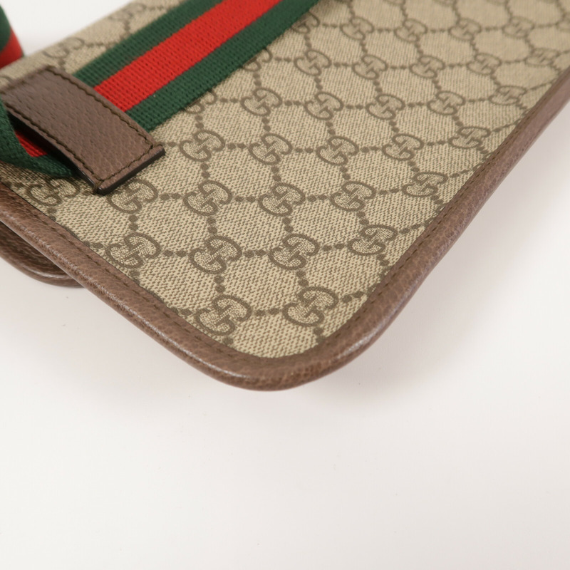 GUCCI 塗層帆布Neo Vintage GG Supreme Belt Bag腰包-17