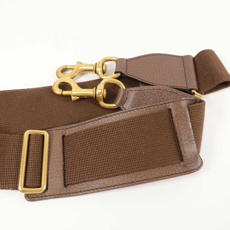 GUCCI 塗層帆布GG Supreme Duffle Bag手挽肩背兩用袋-8
