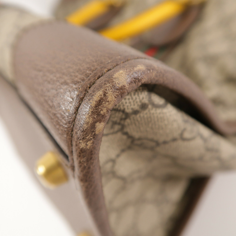 GUCCI 塗層帆布GG Supreme Duffle Bag手挽肩背兩用袋-12