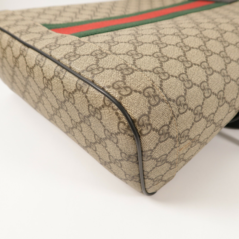 GUCCI 塗層帆布GG Supreme Backpack背包-11