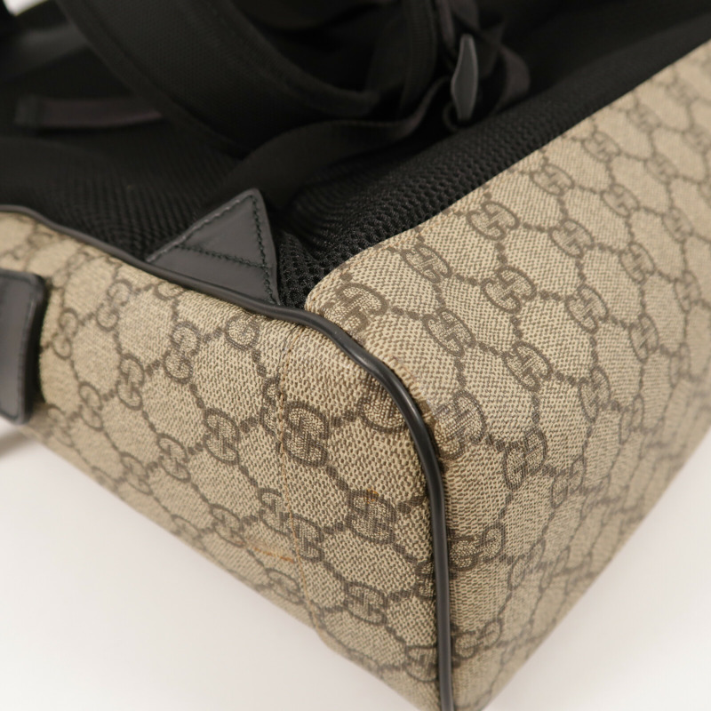 GUCCI 塗層帆布GG Supreme Backpack背包-14