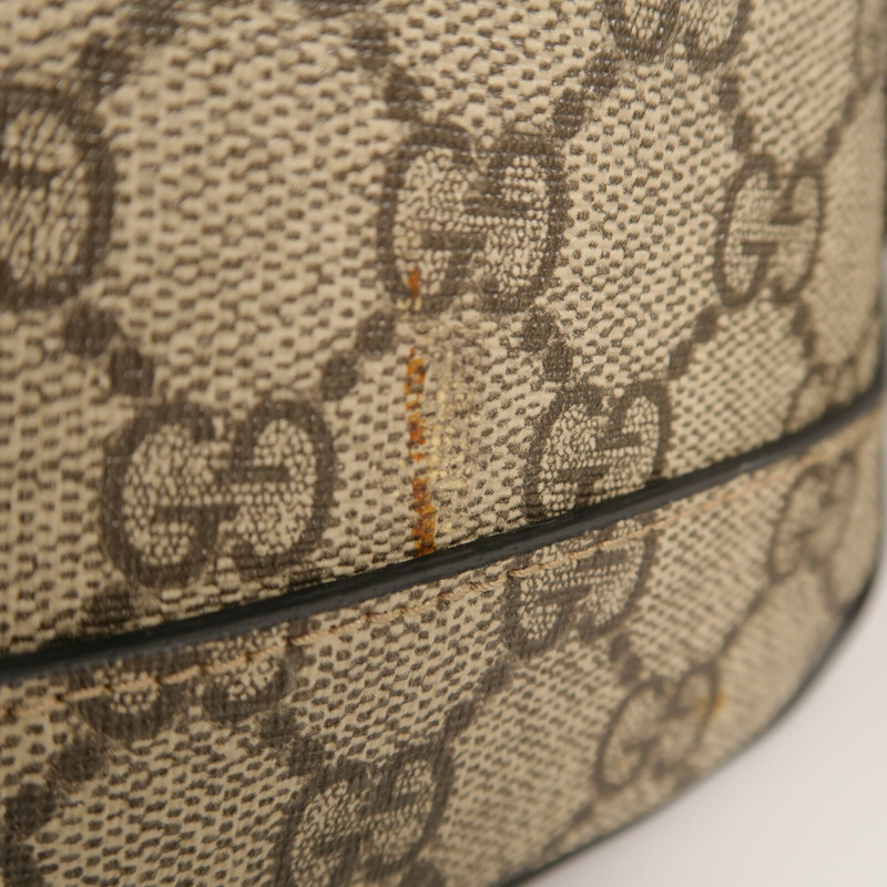 GUCCI 塗層帆布GG Supreme Backpack背包-16