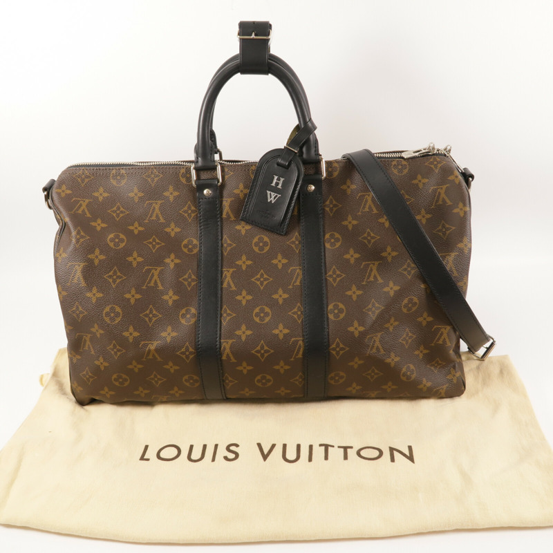 LOUIS VUITTON Monogram Keepall Bandouliere 45手挽肩背兩用袋-15
