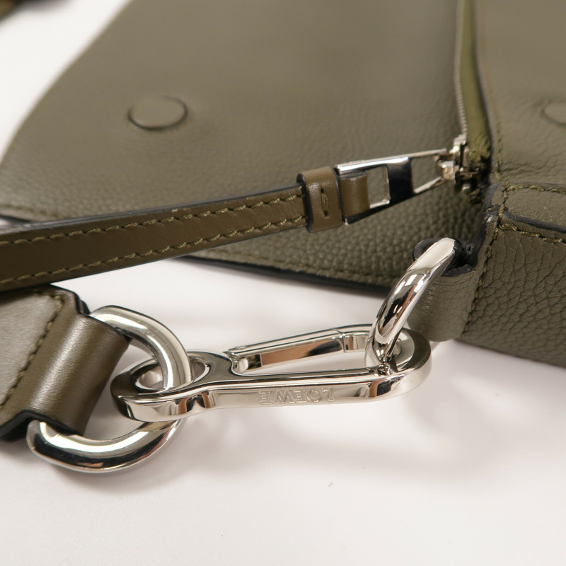 LOEWE 牛皮皮革Puzzle Messenger Bag肩背袋-8