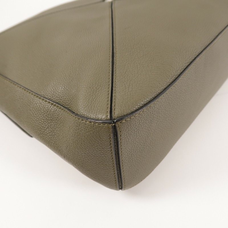 LOEWE 牛皮皮革Puzzle Messenger Bag肩背袋-16