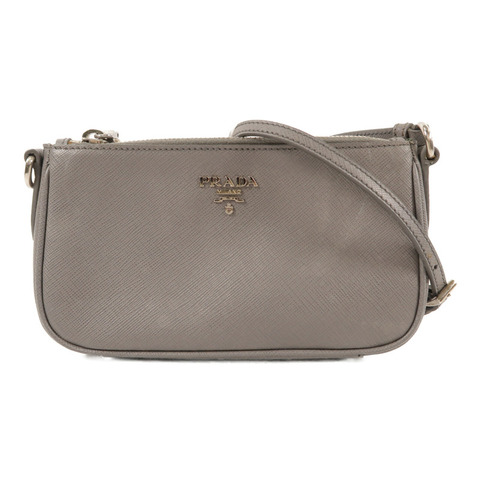PRADA 牛皮皮革Pouch肩背袋