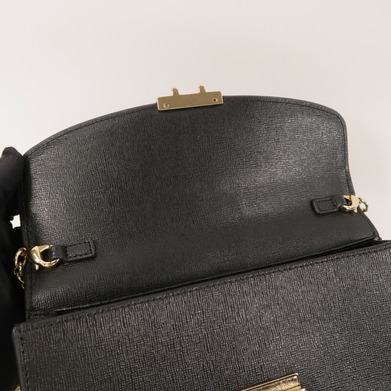 Furla 牛皮皮革Chain Shoulder Bag鏈帶肩背袋-6