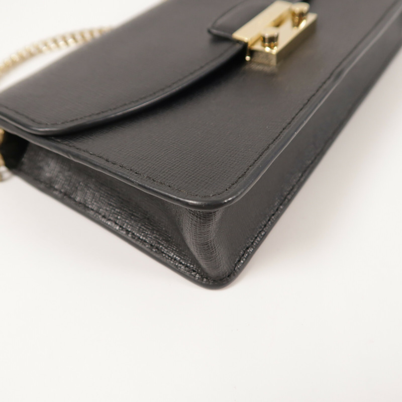 Furla 牛皮皮革Chain Shoulder Bag鏈帶肩背袋-10