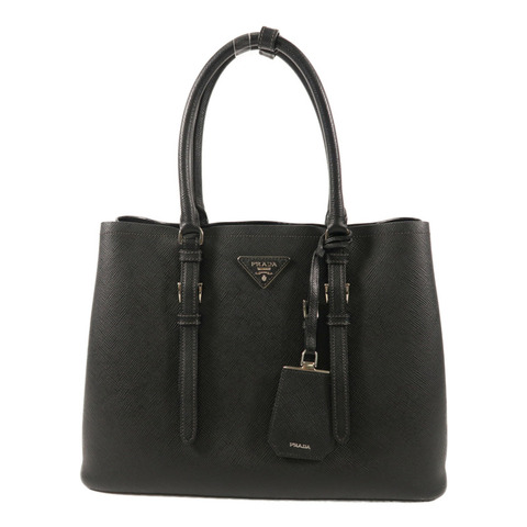 PRADA Saffiano皮革Saffiano Cuir Double Bag手挽袋