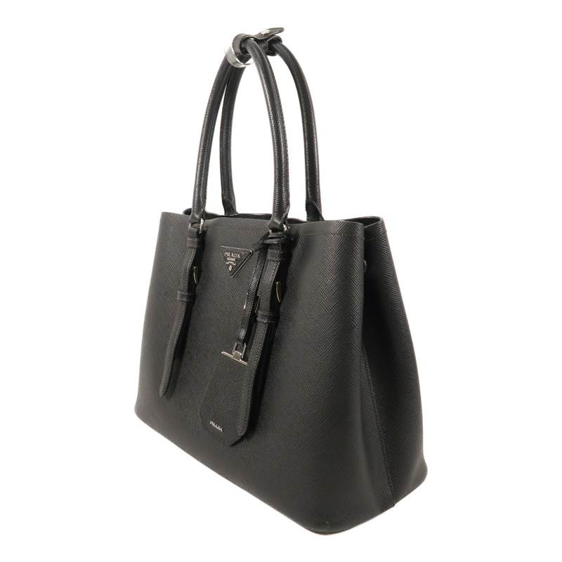 PRADA Saffiano皮革Saffiano Cuir Double Bag手挽袋-2