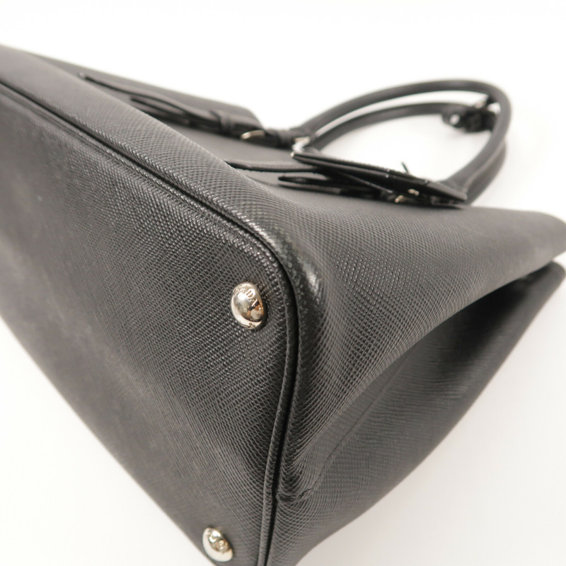 PRADA Saffiano皮革Saffiano Cuir Double Bag手挽袋-12